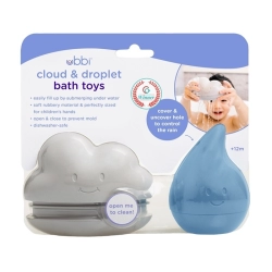 Ubbi Deszczowe Zabawki do Kąpieli Cloudy Blue